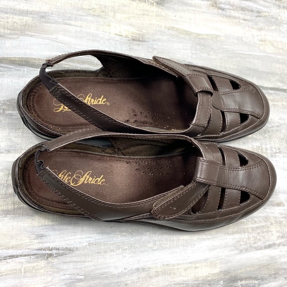 LifeStride Ox Brown “Mello” Leather Slingback Sandal Casual Comfort Shoe w/Box - Picture 16 of 16